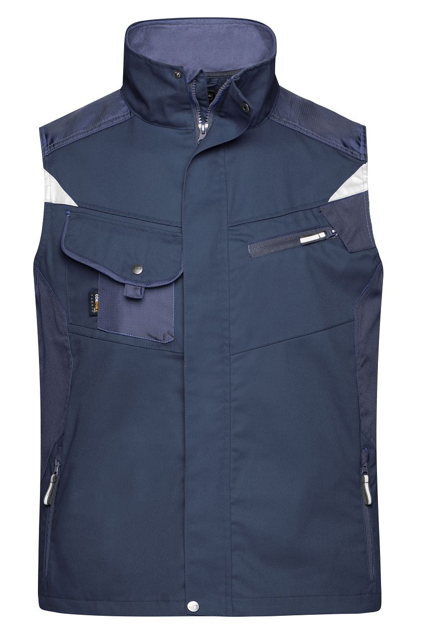 Workwear Vest - STRONG - "JN822" in Navy/Navy, Größe 6XL - Daiber