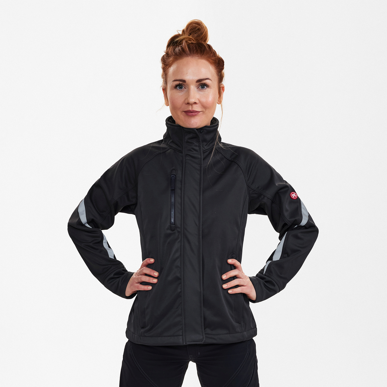 ENGEL Extend Damen Softshelljacke in Anthrazit Grau, Größe XS