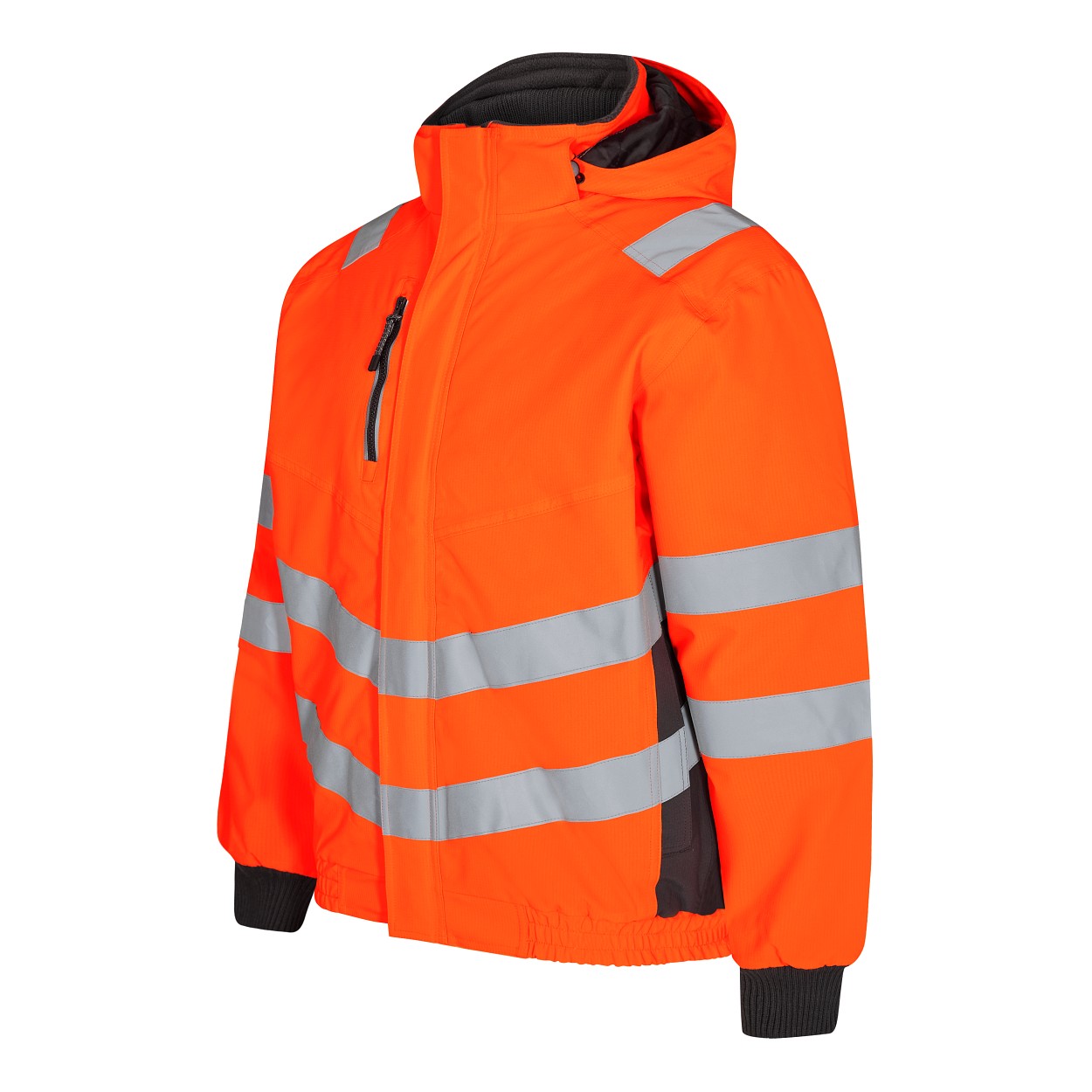 ENGEL Safety Pilotjacke in Orange/Anthrazit Grau, Größe XS