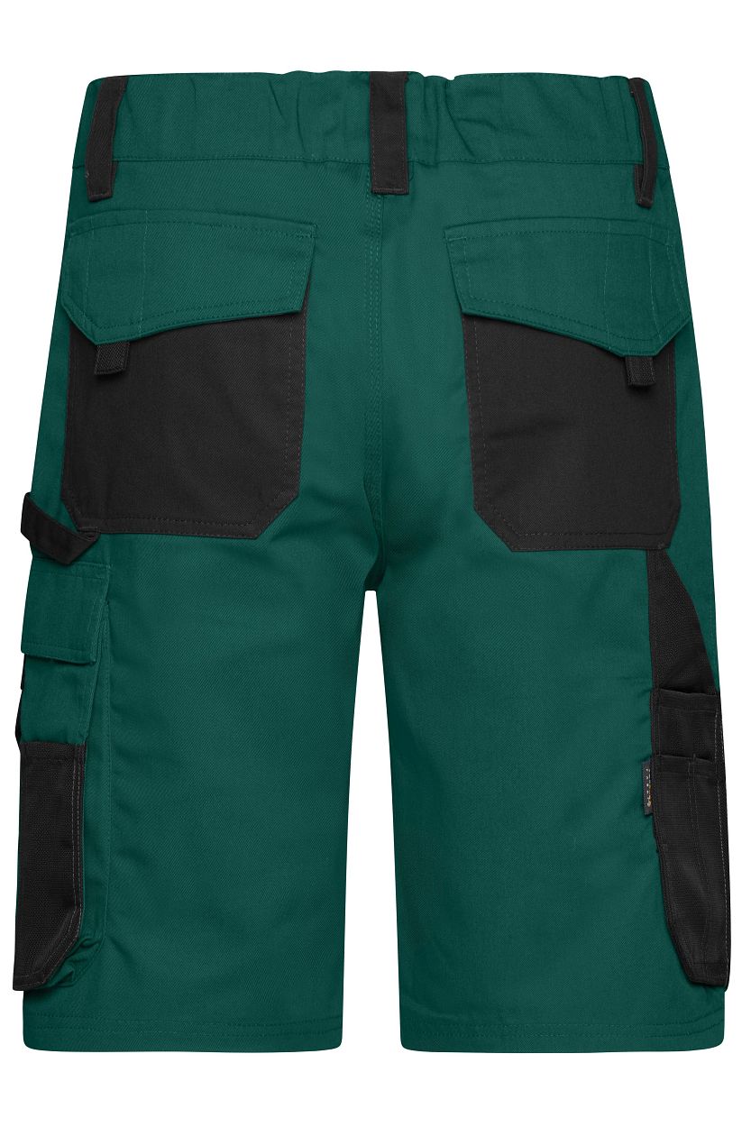 Workwear Bermudas - STRONG - "JN835" in Dark-Green/Black, Größe 62 - Daiber