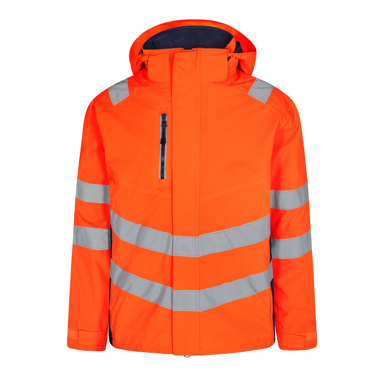 ENGEL Safety Shelljacke in Orange/Blue ink, Größe XS