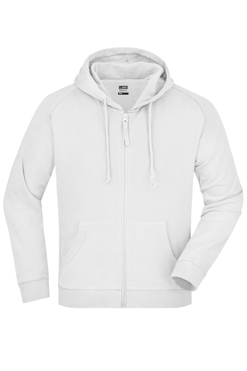 Hooded Jacket "JN059" in White, Größe 3XL - Daiber