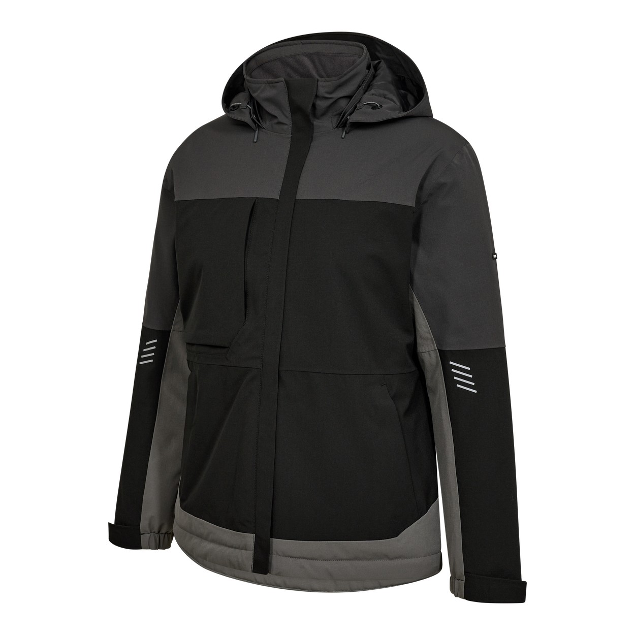 ENGEL Entire Damen Winterjacke in Schwarz/Anthrazit Grau, Größe XS