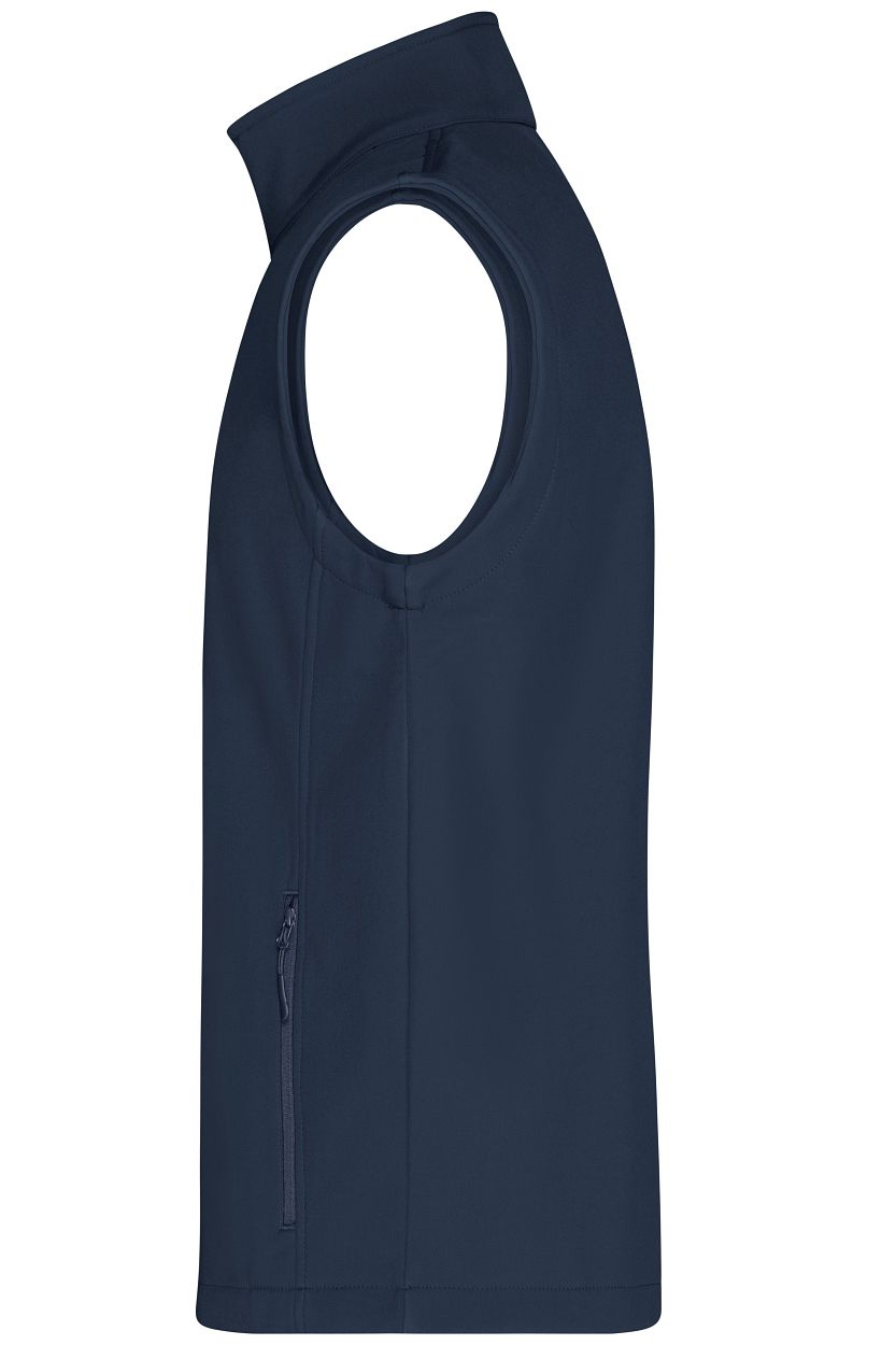 Men's Promo Softshell Vest "JN1128" in Navy/Navy, Größe 3XL - Daiber
