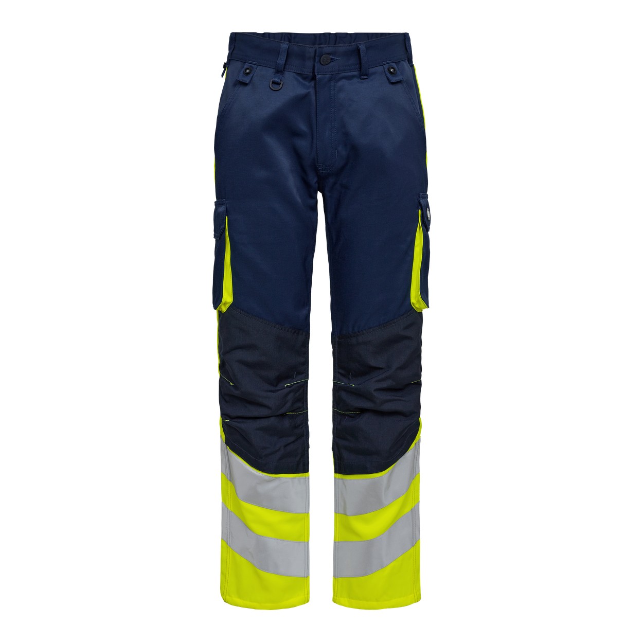 ENGEL Safety Light Arbeitshose in Blue Ink/Gelb, Größe 106