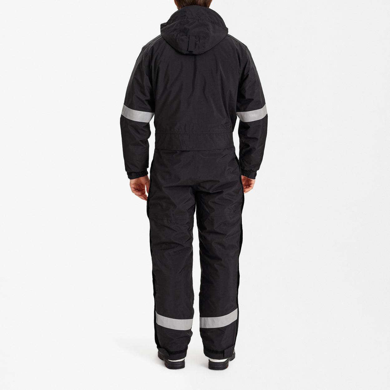 ENGEL Extend Winteroverall mit Reflexstreifen in Schwarz, Größe XS