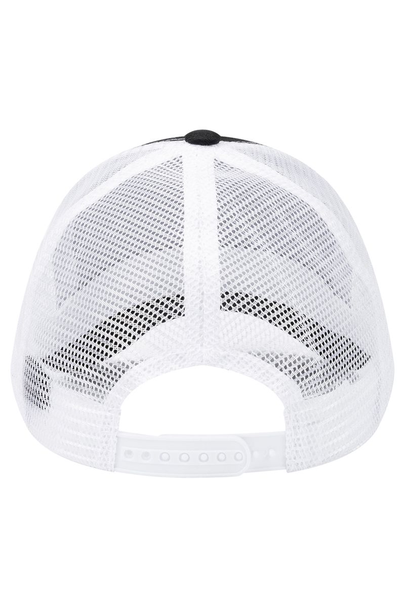 Trucker Mesh Cap in Schwarz / weiß von Karlowsky