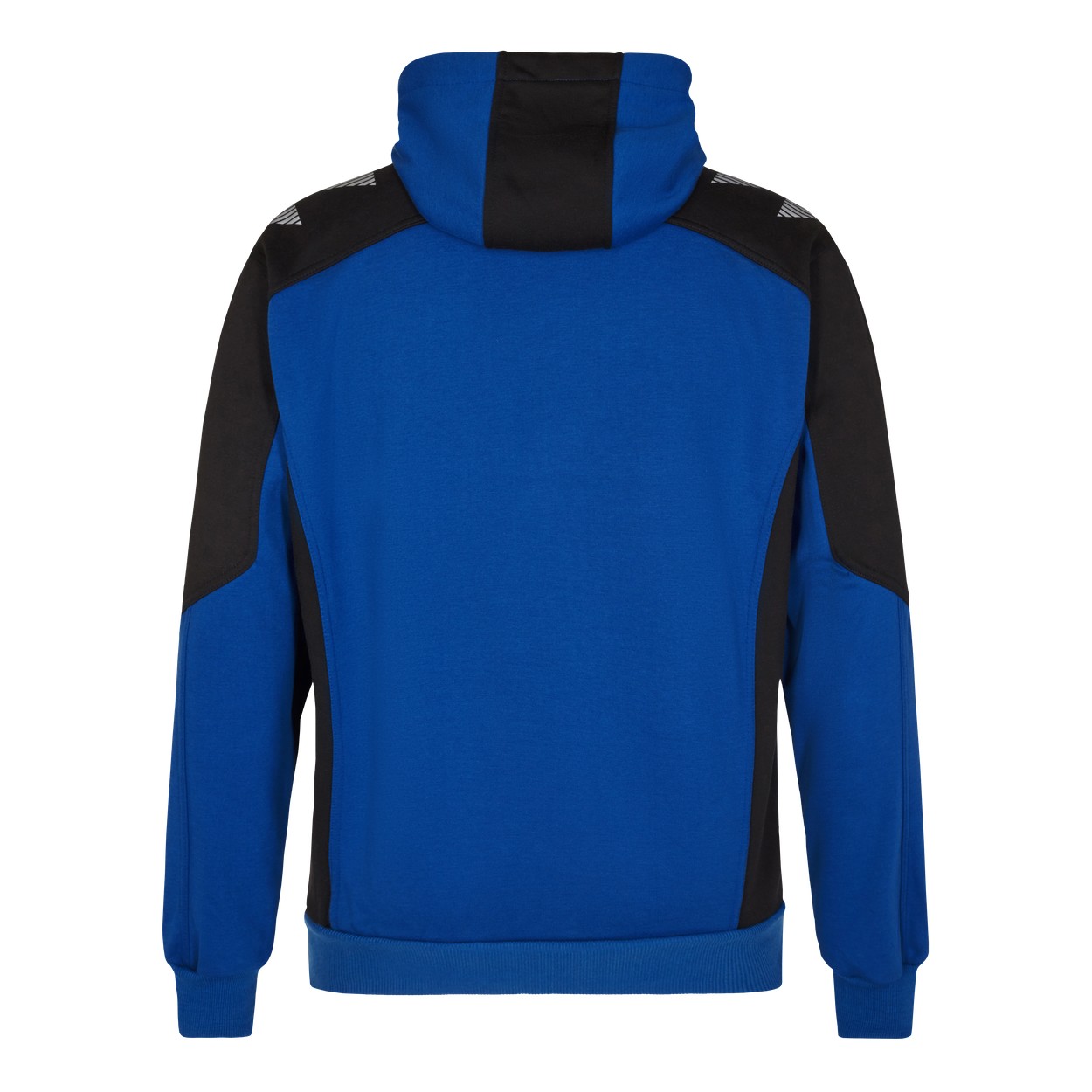 ENGEL Galaxy Sweatcardigan mit Kapuze in Surfer Blue/Schwarz, Größe XS