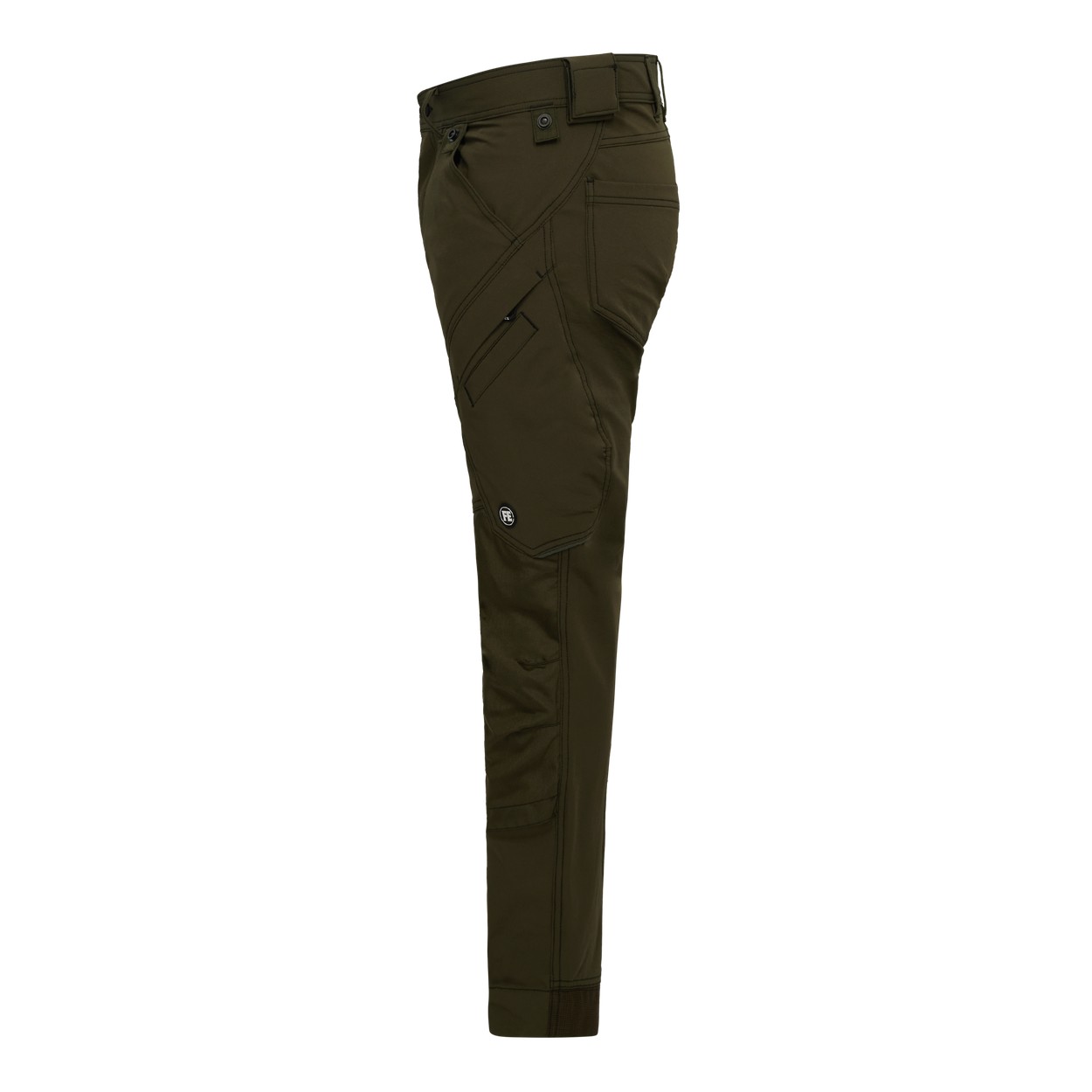 ENGEL X-treme Arbeitshose mit 4-Wege-Stretch in Forest Green, Größe 26