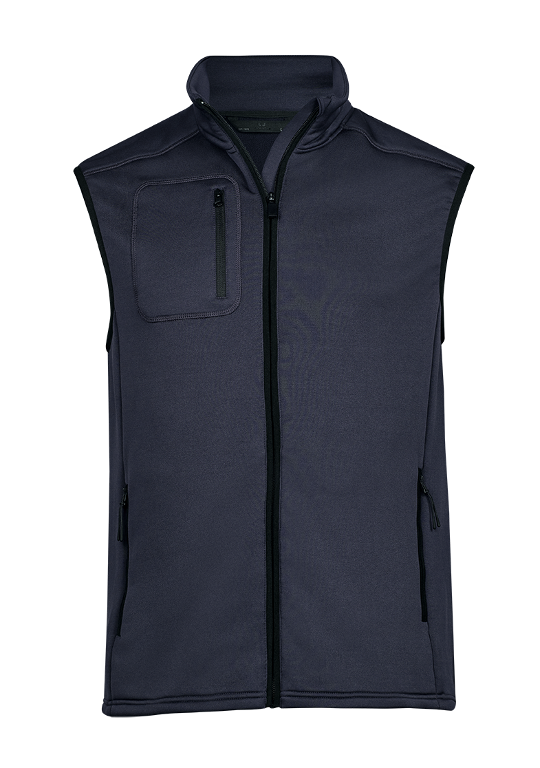 Stretch Fleece Bodywarmer in Navy, Größe M von Tee Jays