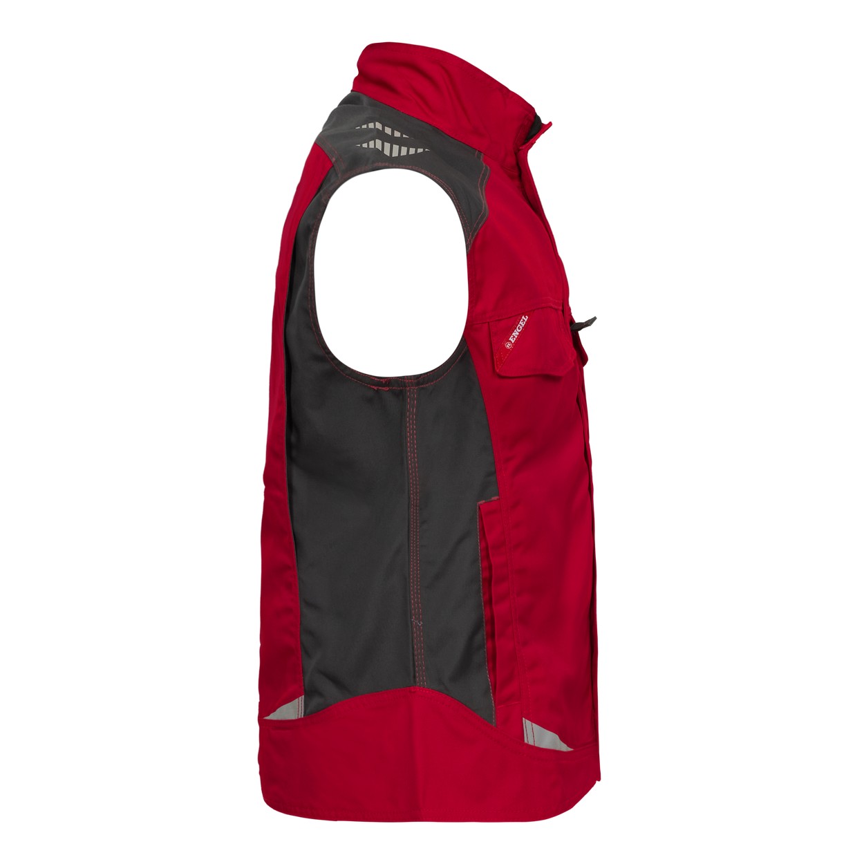 ENGEL Galaxy Serviceweste in Tomato Red/Anthrazit Grau, Größe XS