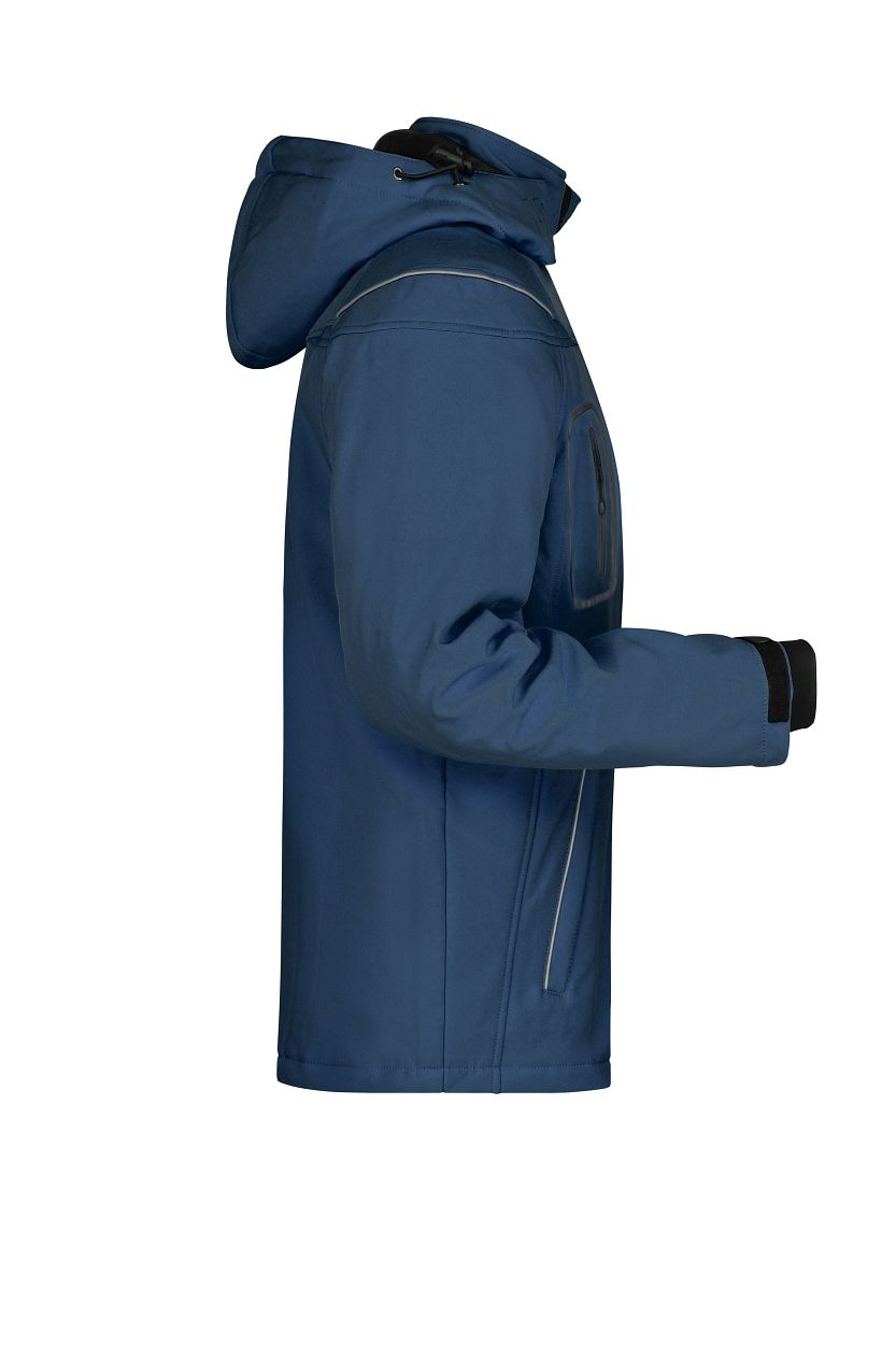 Men’s Winter Softshell Jacket "JN1000" in Navy, Größe 5XL - Daiber