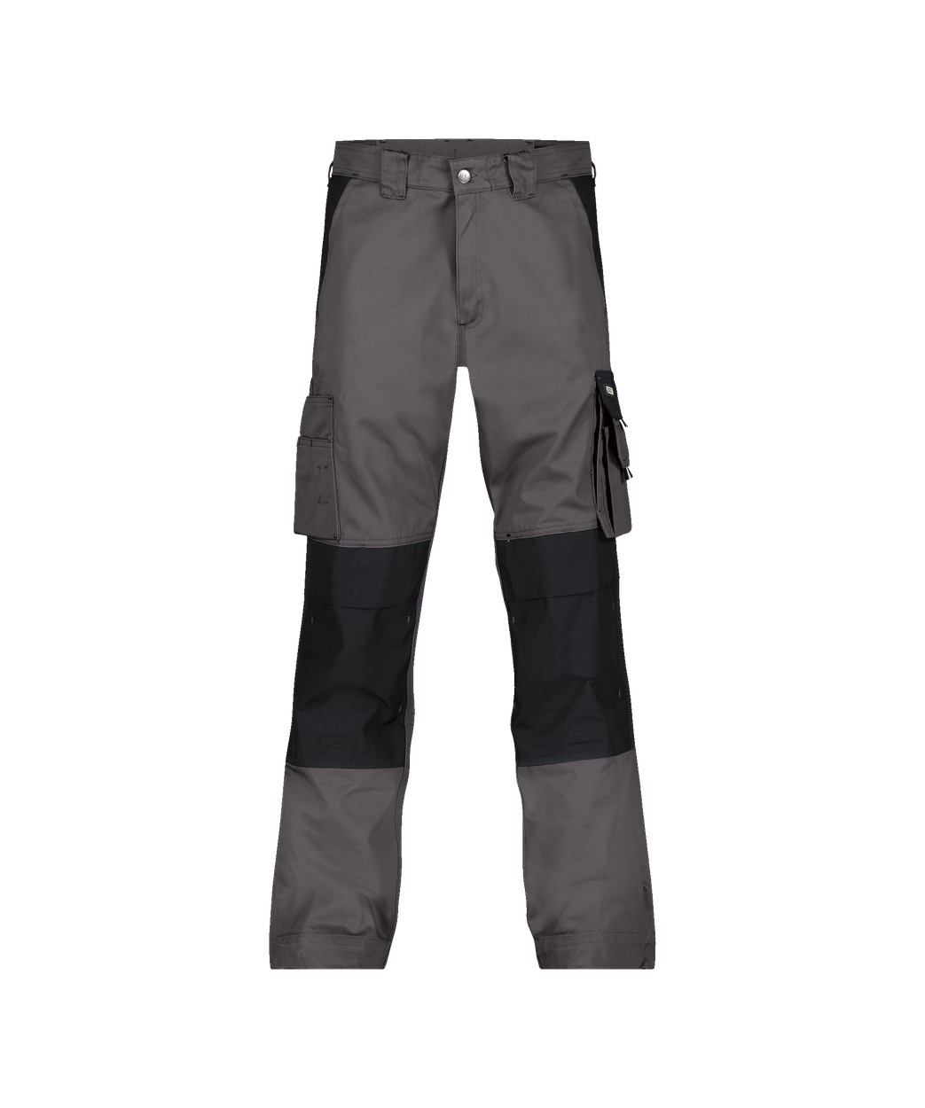 Zweifarbige Arbeitshose mit Kniepolstertaschen "DASSY® Boston" in ZEMENTGRAU/SCHWARZ, Größe 58 - langer Schritt PESCO61