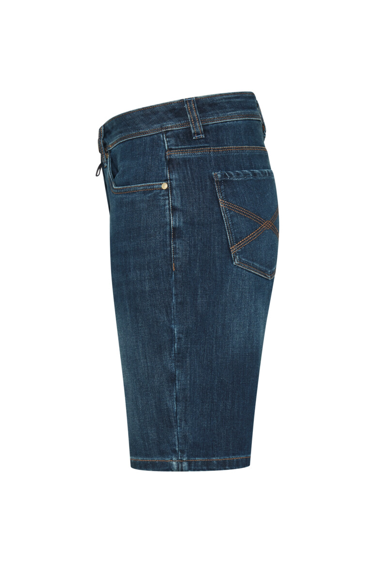 HAKRO 733 5-POCKET-JEANSSHORTS X-STRETCH ECO in indigo, Größe 3XL