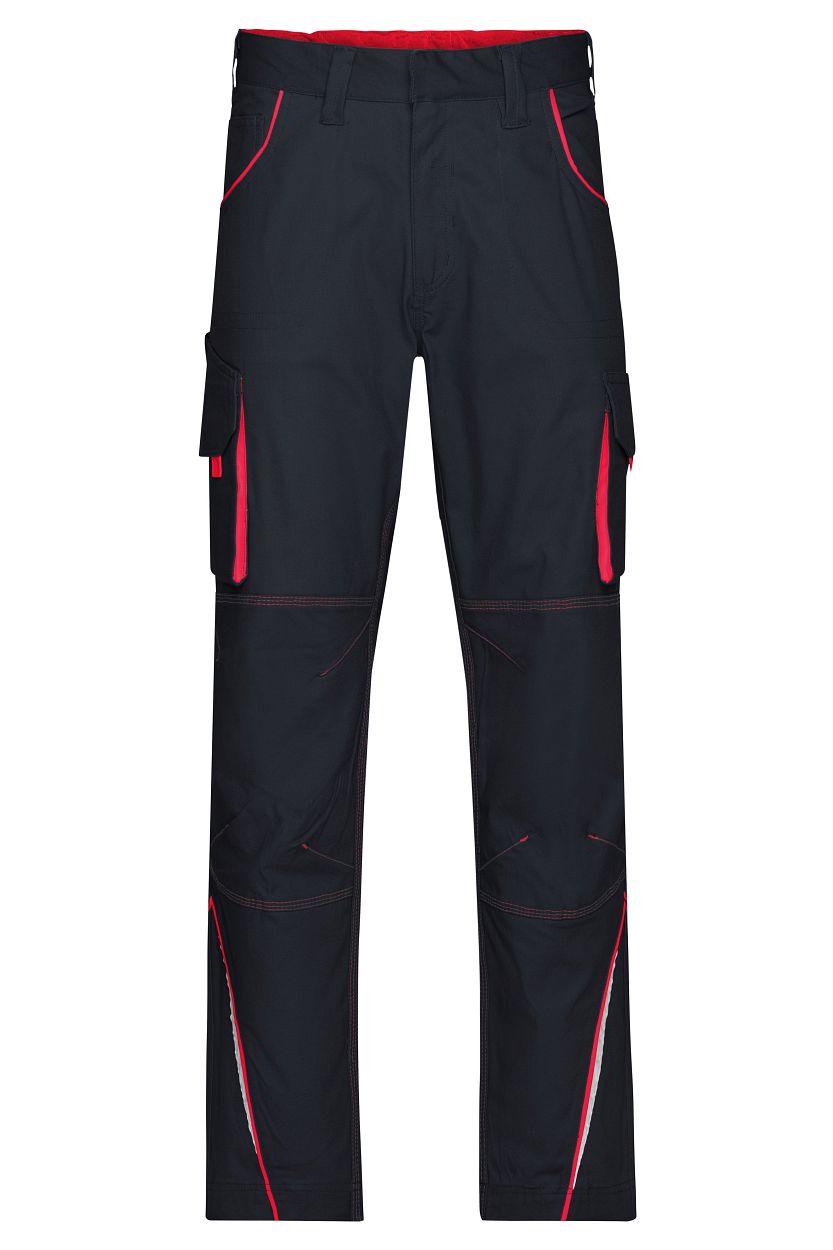 Workwear Pants - COLOR - "JN847" in Carbon/Red, Größe 62 - Daiber