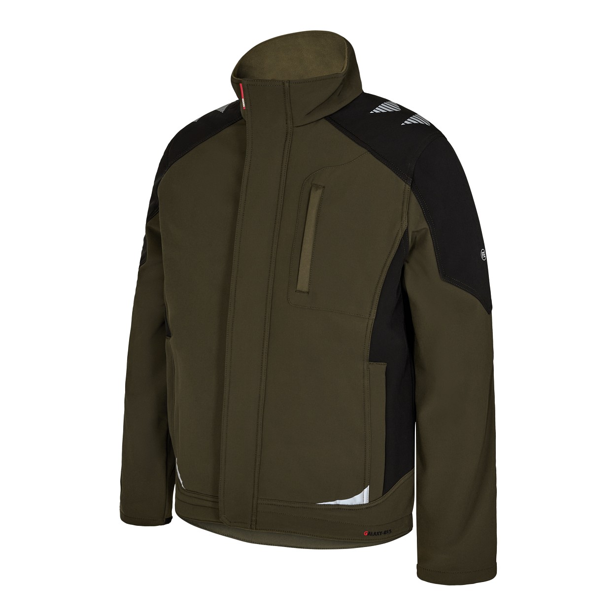 ENGEL Galaxy Softshelljacke in Forest Green/Schwarz, Größe XS