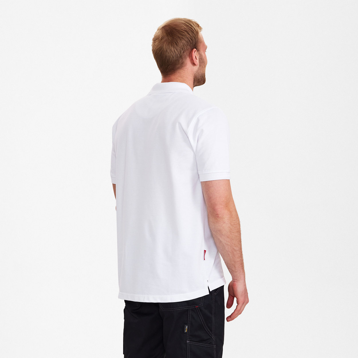 ENGEL Extend Poloshirt mit Brusttasche in Weiss, Größe XS