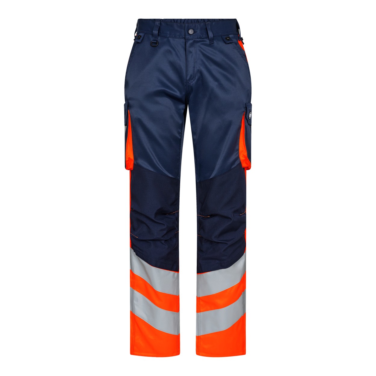 ENGEL Safety Light Arbeitshose in Blue Ink/Orange, Größe 106