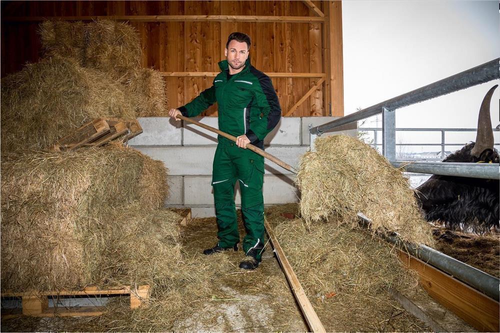 Bundhose Flex Line in Grün-Schwarz, Gr. 98 von Leibwächter
