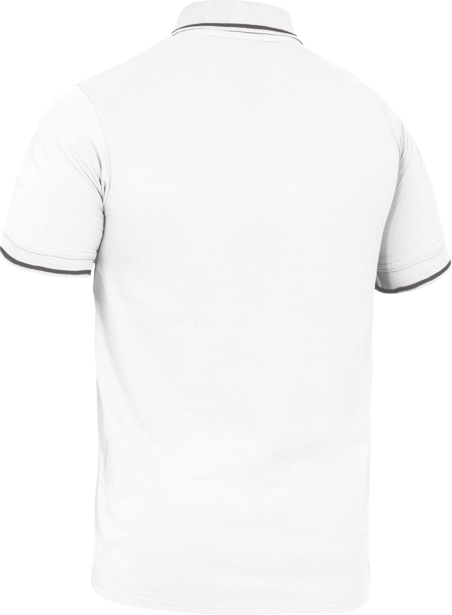 Polo-Shirt "Jens" Flex Line Weiß FLEXU, Gr. 2XL von Leibwächter