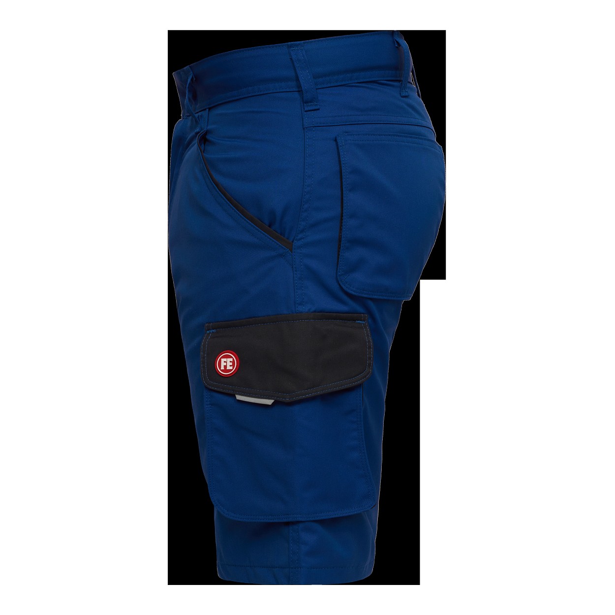 ENGEL Galaxy Light Arbeitsshorts in Surfer Blue/Schwarz, Größe 54