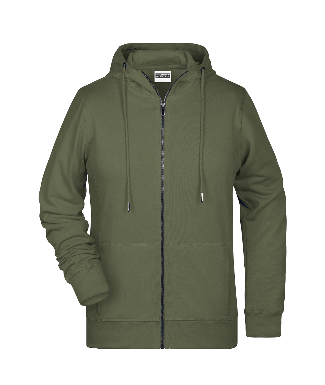 Ladies' Zip Hoody OCS Blended & RCS "8025" in Olive, Größe 3XL - Daiber