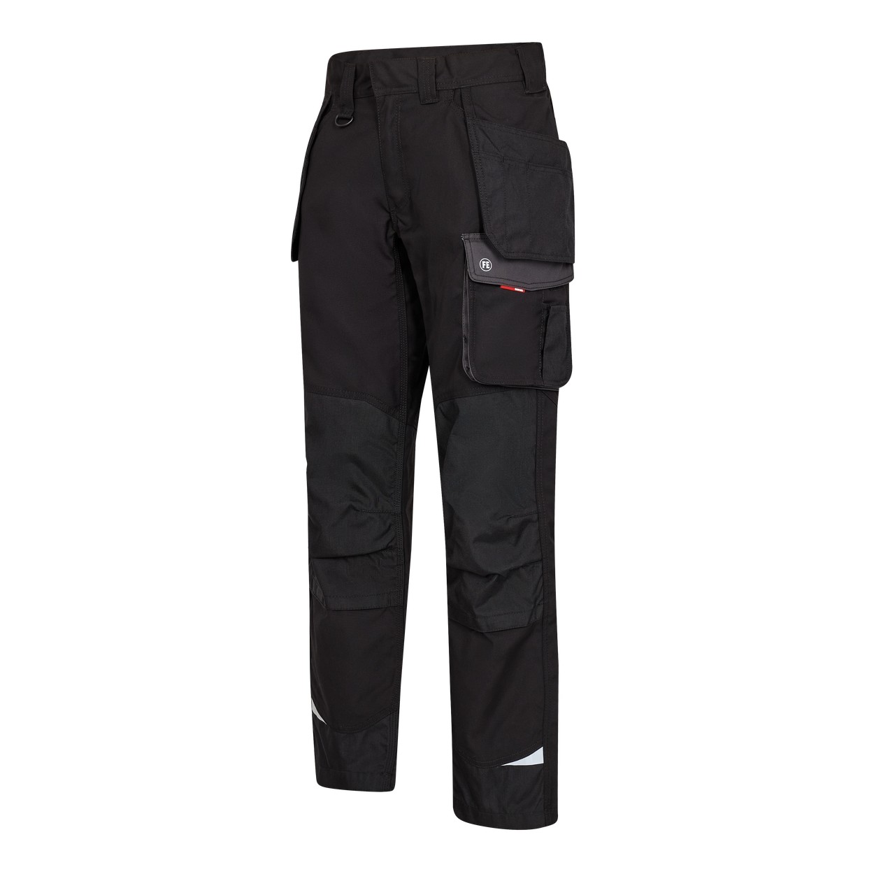 ENGEL Galaxy Arbeitshose mit Holstertaschen in Schwarz/Anthrazit Grau, Größe 106