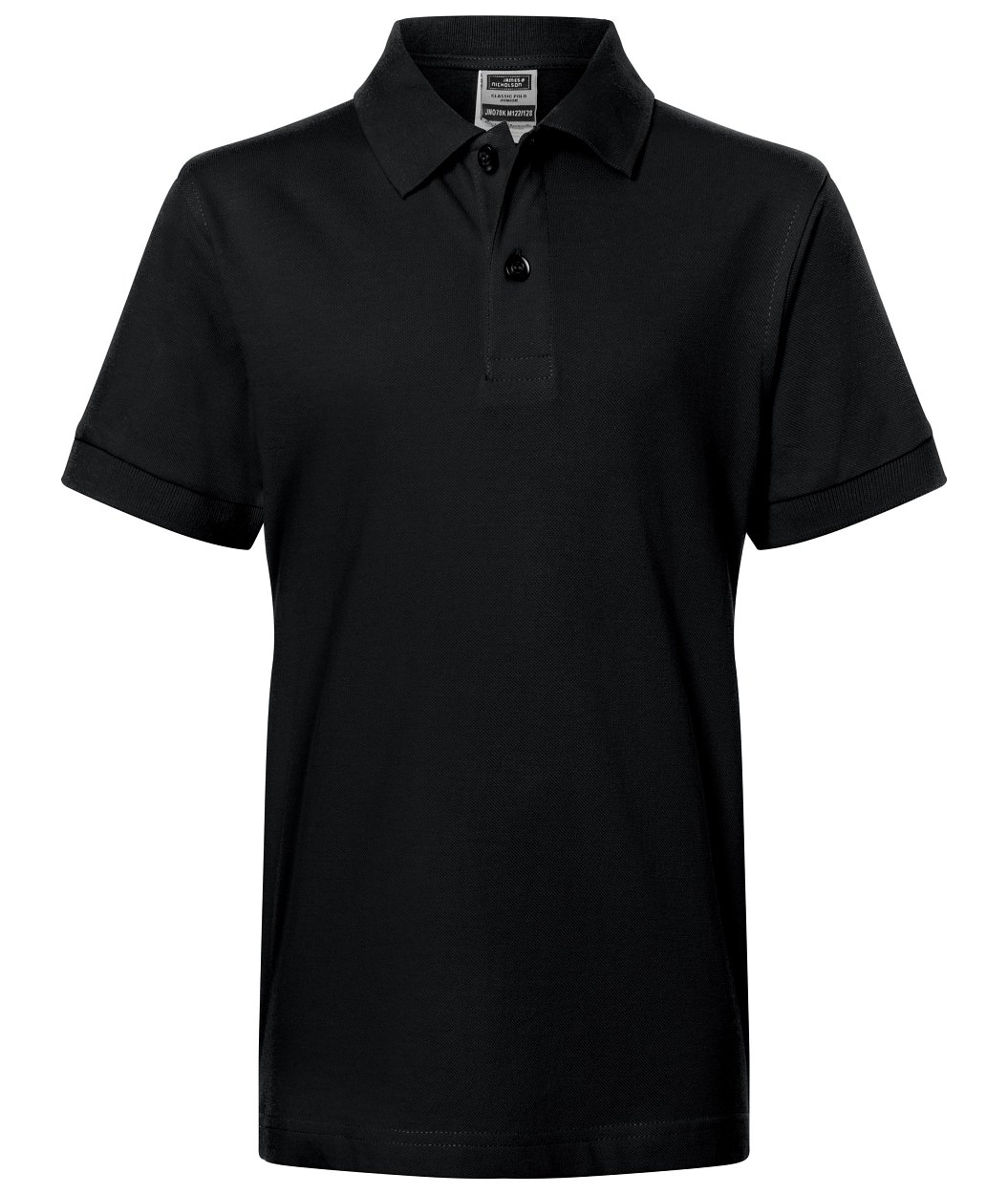 Classic Polo Junior "JN070K" in Black, Größe 2XL - Daiber