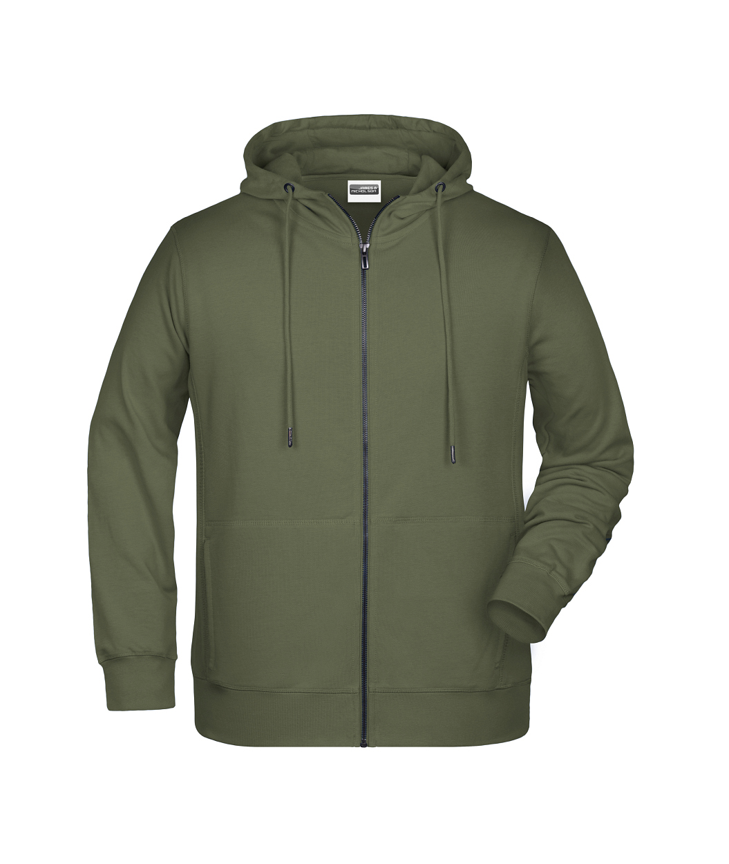 Men's Zip Hoody OCS Blended & RCS "8026" in Olive, Größe 5XL - Daiber