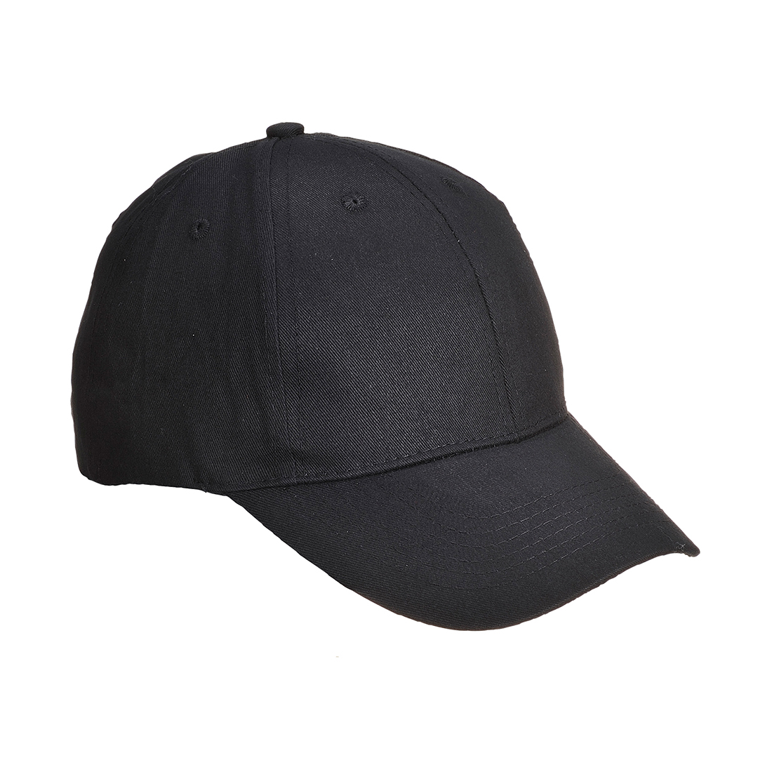 6-Panel Baseballcap B010 in Schwarz, Größe  von Portwest