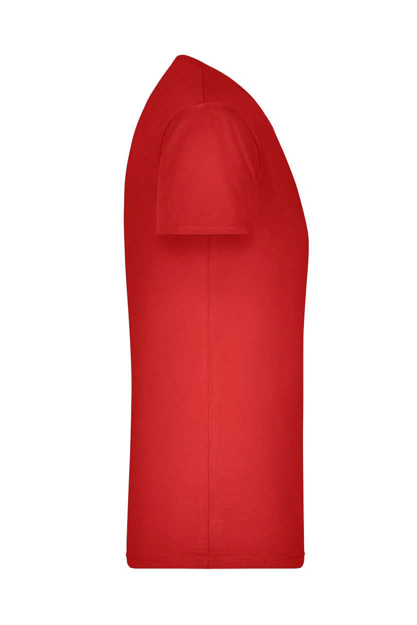 Men's Slim Fit V-T "JN912" in Red, Größe 2XL - Daiber