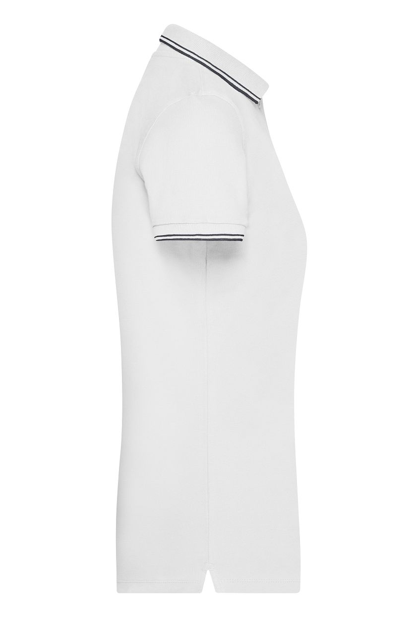 Ladies' Polo "JN985" in White/Navy, Größe 2XL - Daiber