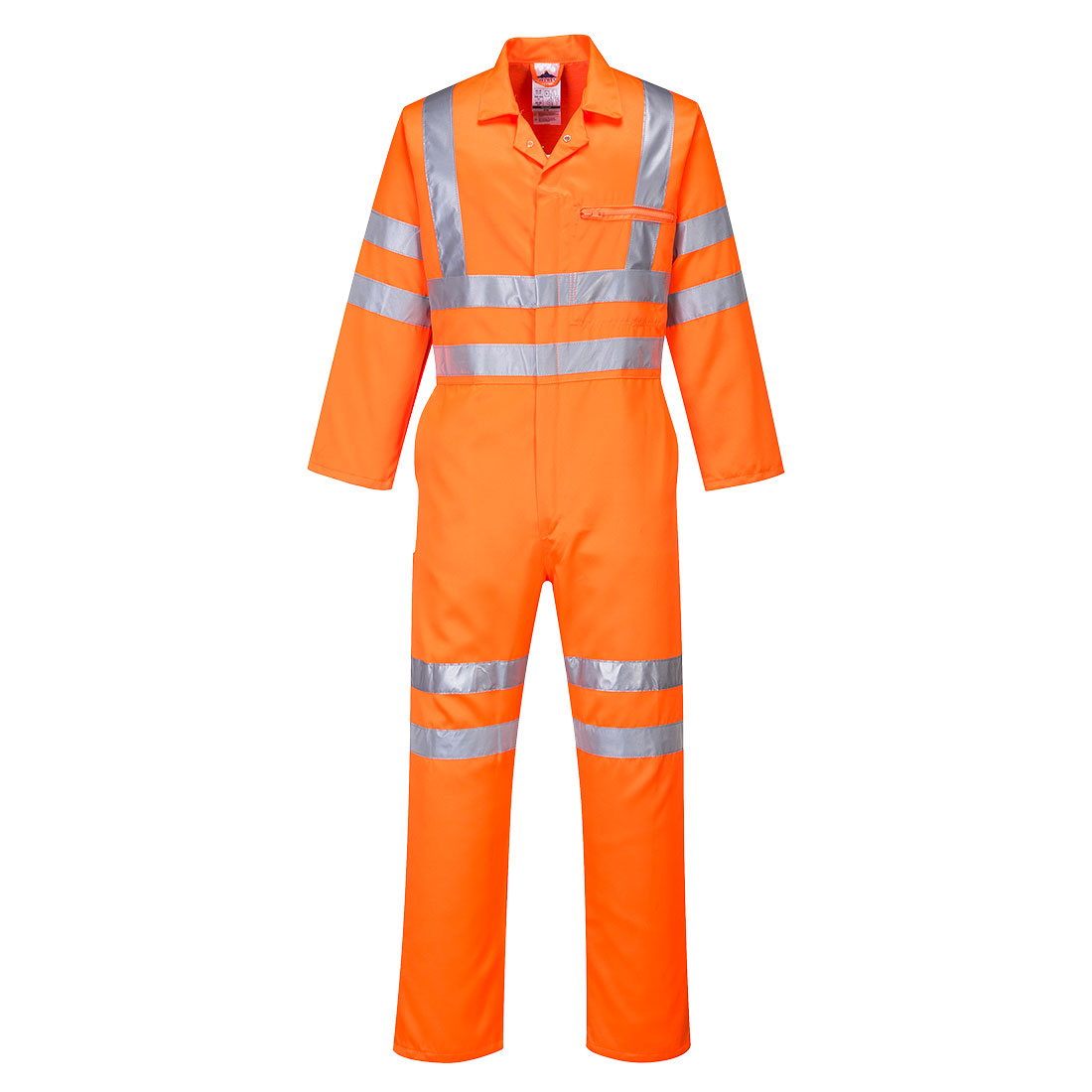 Warnschutz Polycotton Service- Overall RT42 in Orange Tall, Größe XL von Portwest