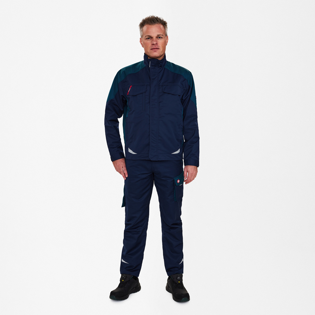 Galaxy Light Arbeitsjacke in Blue Ink/Dark Petrol, Größe XS