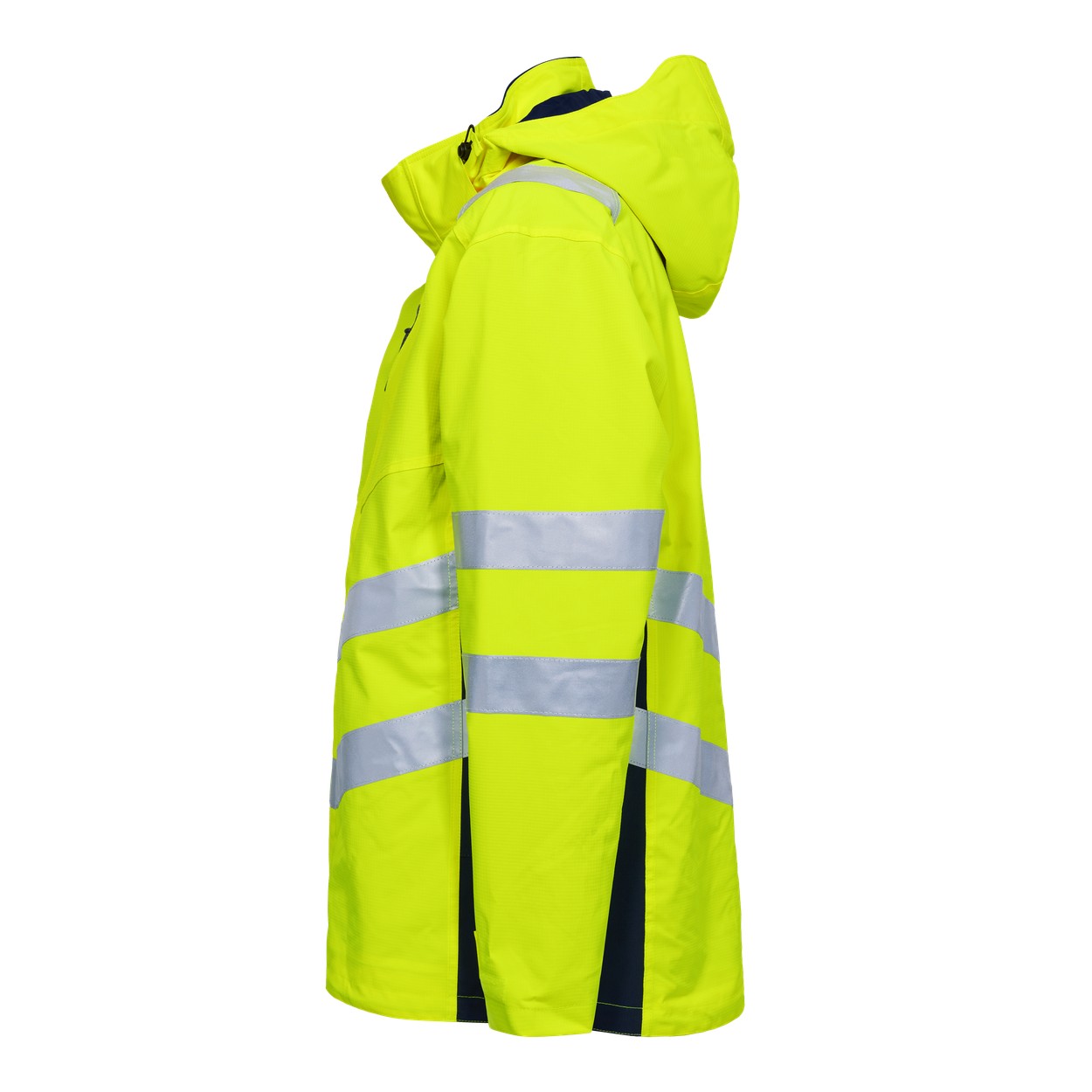ENGEL Safety Shellparka in Gelb/Blue Ink, Größe XS