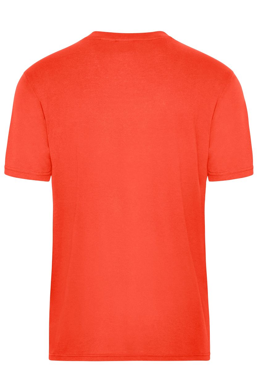 Men's ORGANIC Workwear T-Shirt OCS Blended "JN1808" in Spicy-Orange, Größe 6XL - Daiber
