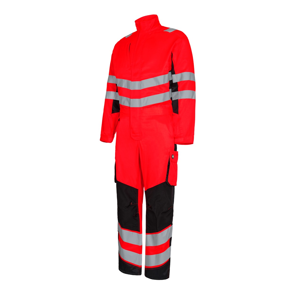 ENGEL Safety Light Overall in Rot/Schwarz, Größe XS