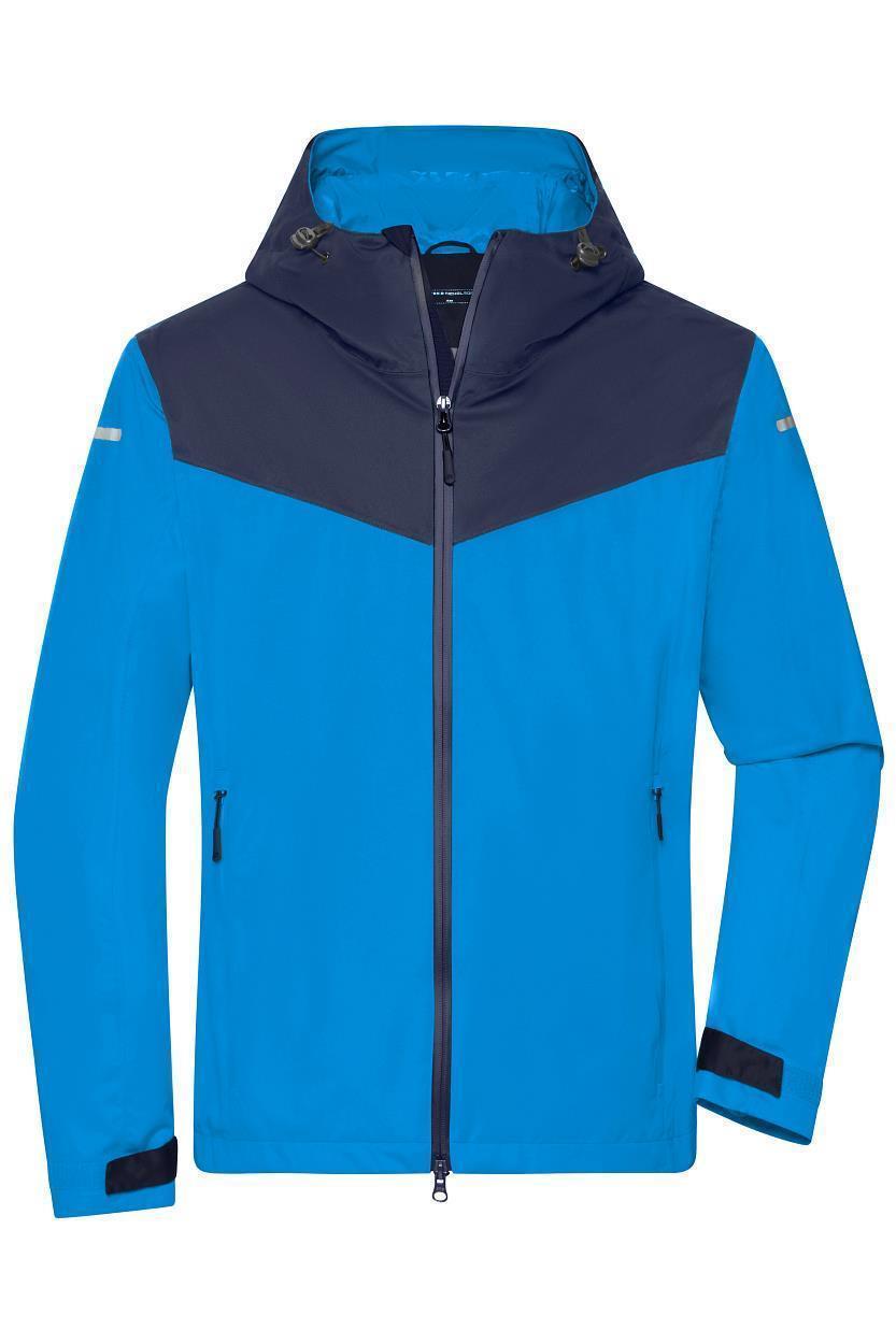 Men's Allweather Jacket GRS "JN1180" in Bright-Blue/Navy/Bright-Blue, Größe 3XL - Daiber
