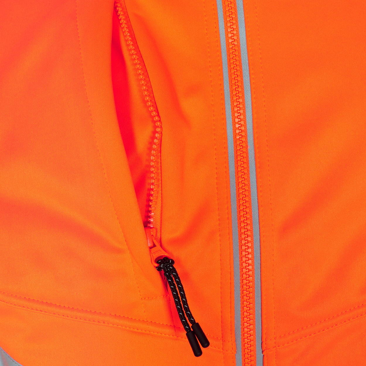 Safety Softshelljacke in Hi-vis Orange, Größe XS