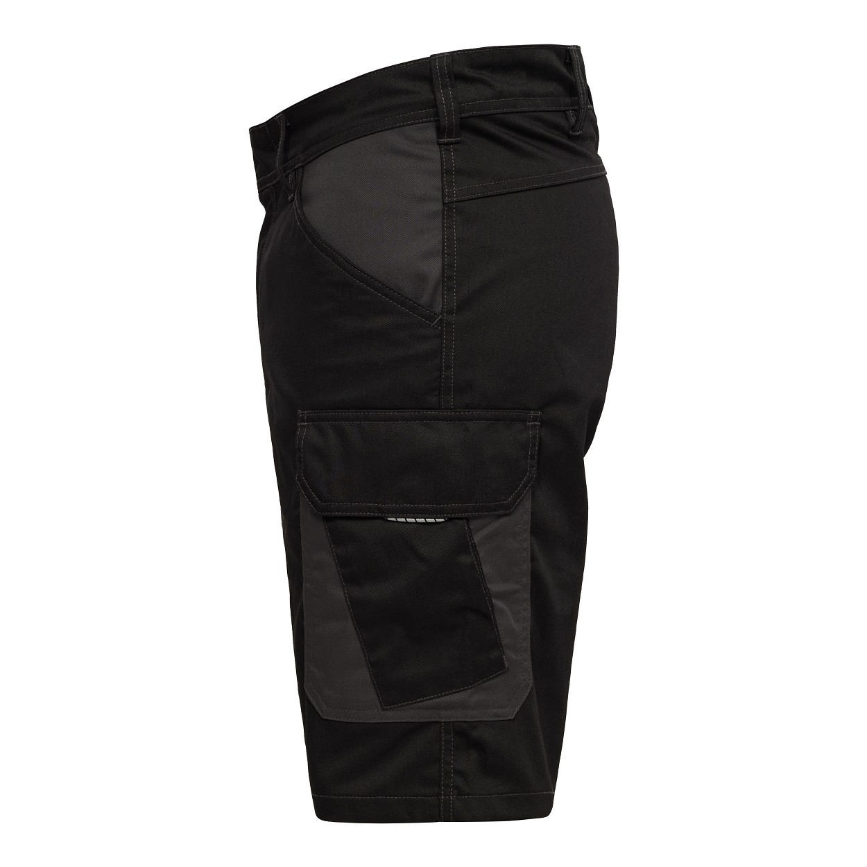 ENGEL Venture Shorts mit verdeckte Knopfleiste in Schwarz/Anthrazit Grau, Größe 54
