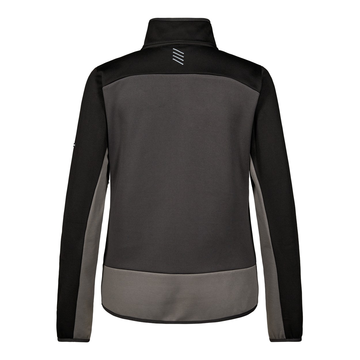 ENGEL Entire Damen Midlayer-Cardigan in Anthrazitgrau/Schwarz, Größe XS