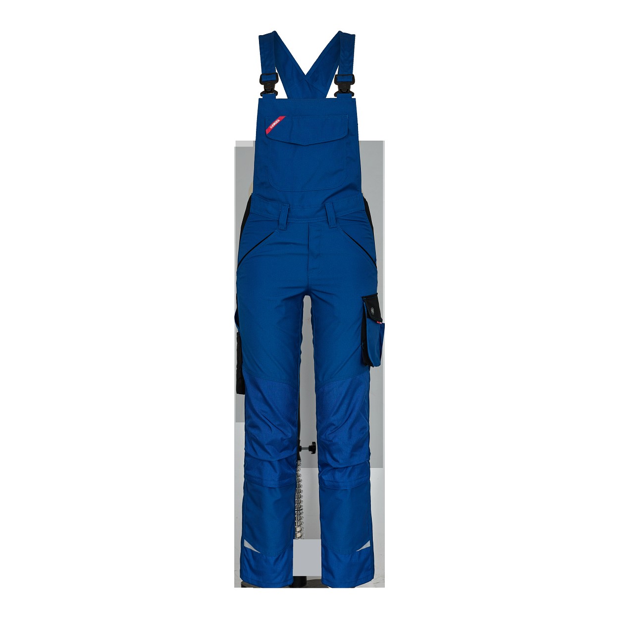 ENGEL Galaxy Damen Latzhose in Surfer Blue/Schwarz, Größe 48