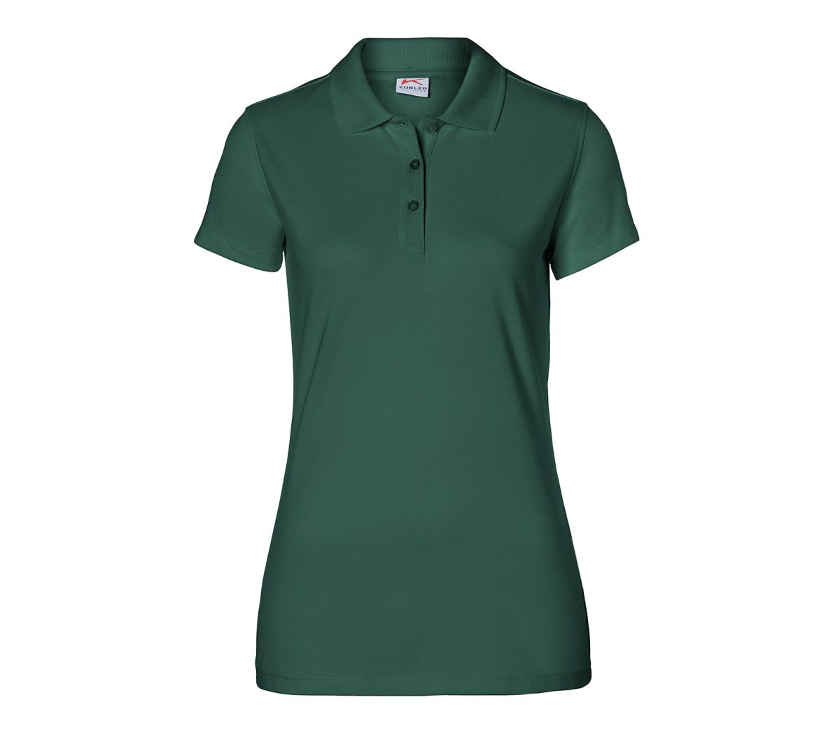 KÜBLER SHIRTS Polo Damen in Moosgrün, Größe M