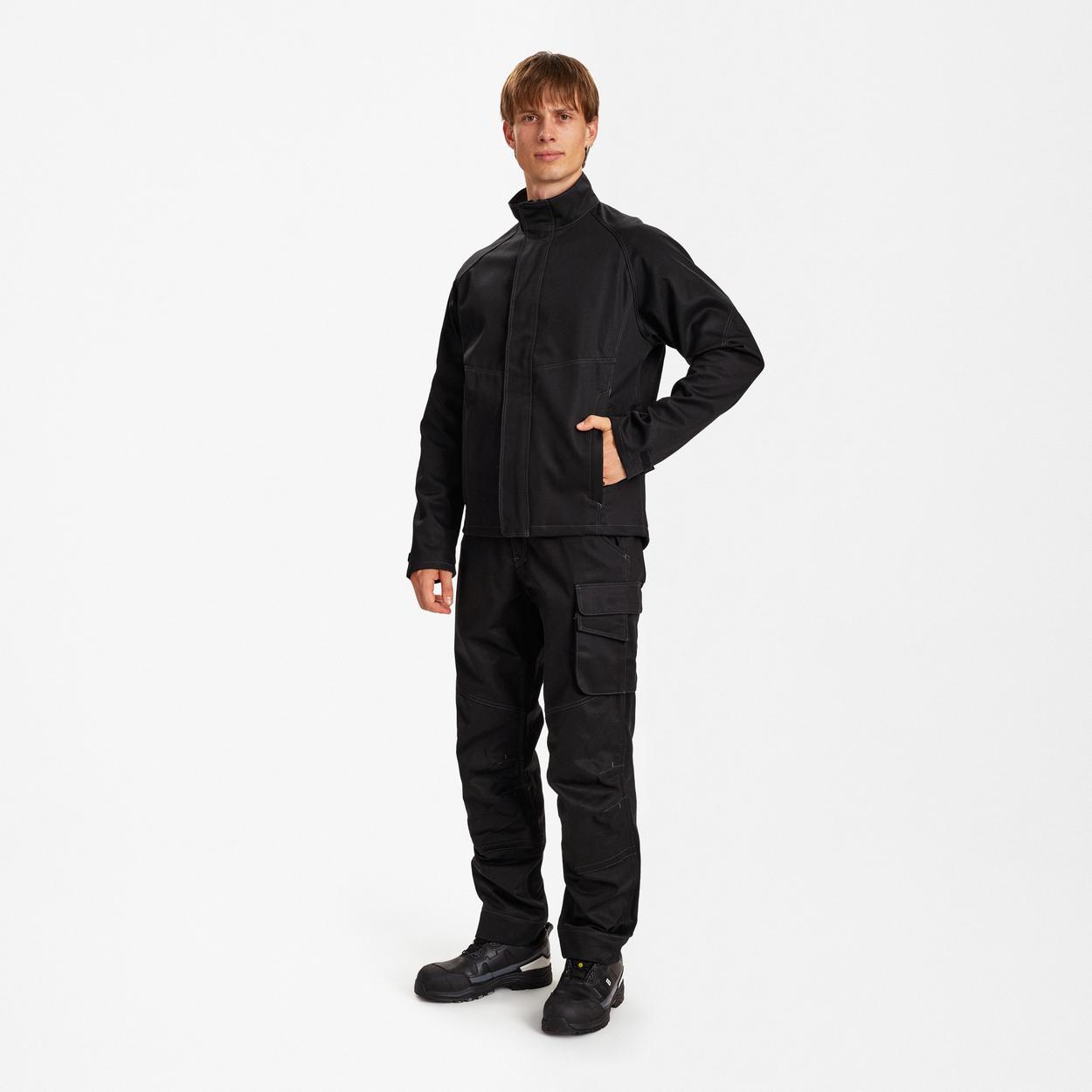 ENGEL WelCot Arbeitsjacke in Schwarz, Größe XS