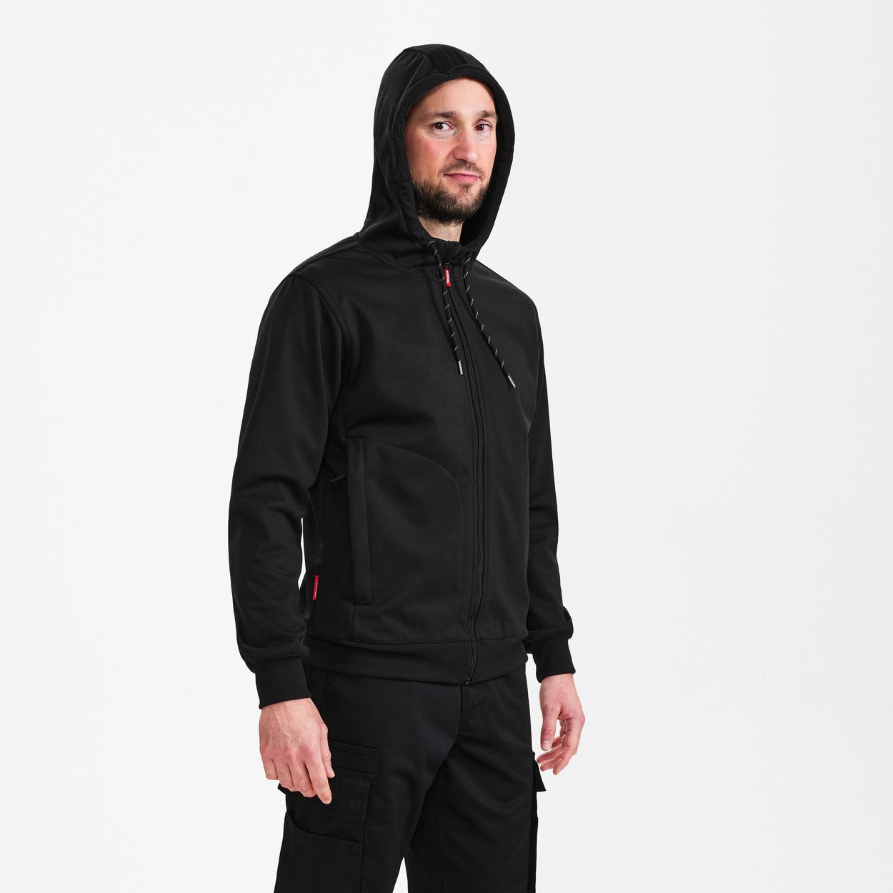 ENGEL Extend Allwetter-Cardigan in Schwarz, Größe XS