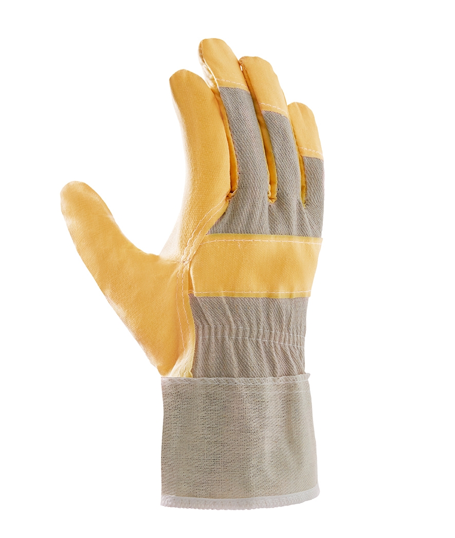 teXXor® Kunstleder-Handschuhe 88 PVWA-TOP in Braun, Größe 10