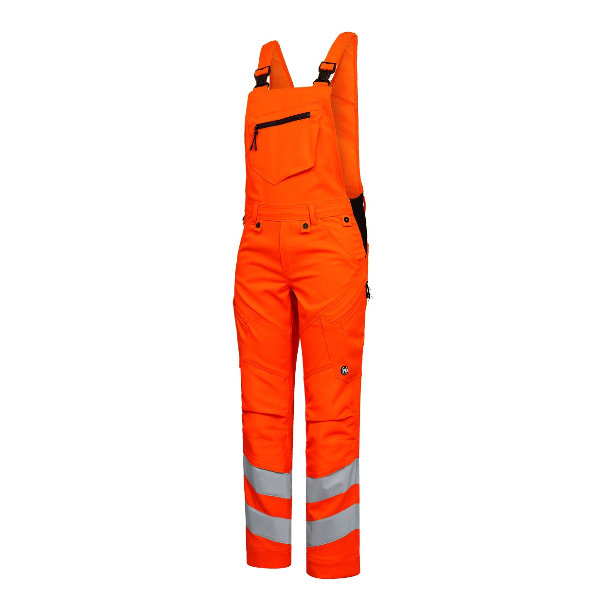 ENGEL Safety Latzhose mit 2-Wege-Stretch in Hi-vis Orange, Größe 26