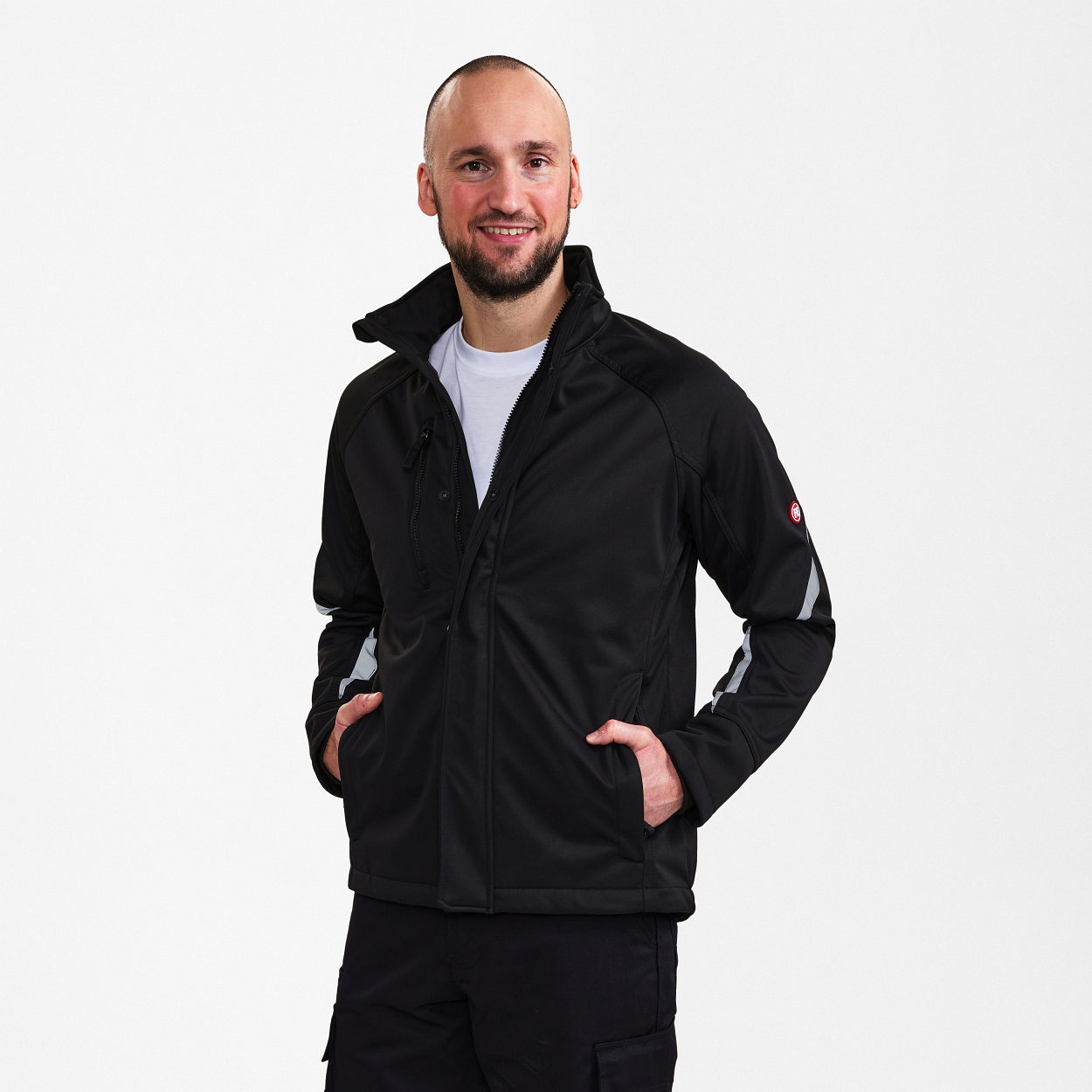 ENGEL Extend Softshelljacke in Schwarz, Größe XS