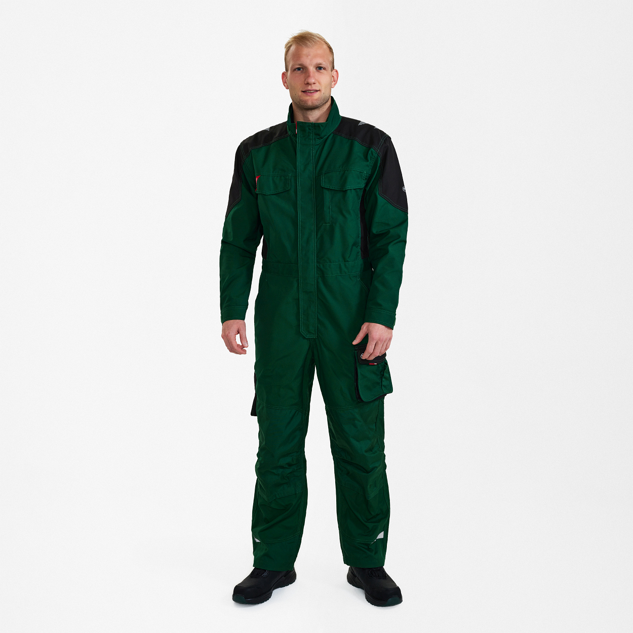 ENGEL Galaxy Overall in Grün/Schwarz, Größe XS