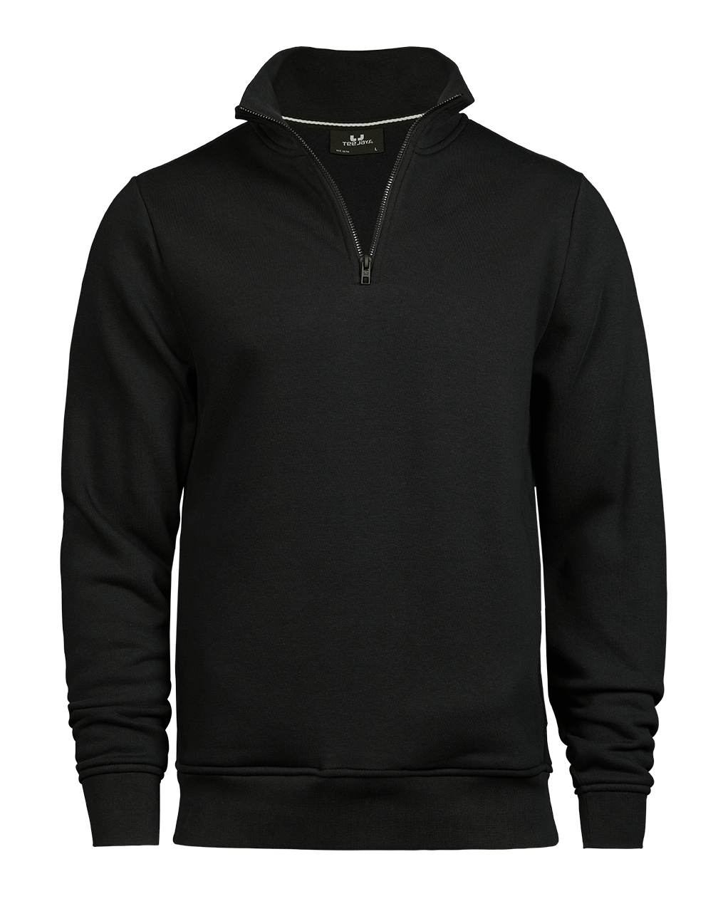 Half Zip Sweatshirt in Black, Größe 3XL von Tee Jays
